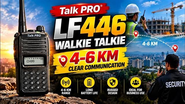 TalkPro LF446 Walkie Talkie — product overview